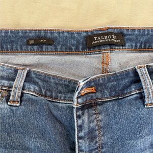 Talbots Women’s Cropped Blue Jeans